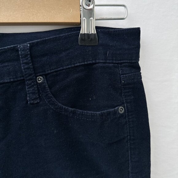 Gap 1969 Skinny Leg Stretch Coduroy Legging Jeans Navy Blue Women 27/4 - Picture 4 of 15